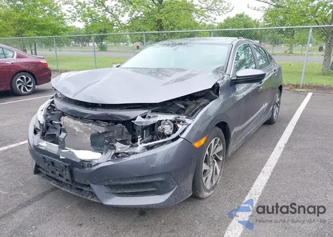 2016 Honda Civic Ex from USA, damaged, VIN 19XFC2F74GE232815